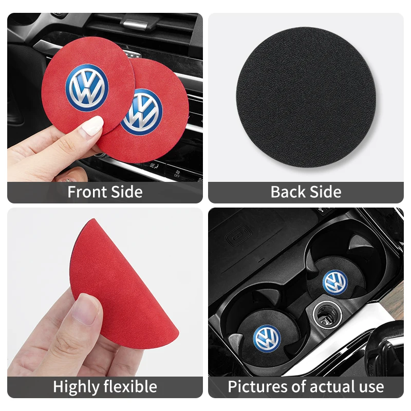 2 шт. автомобильные подставки под воду для VW Scirocco Jetta Beetle Golf Passat Polo Tiguan Shara