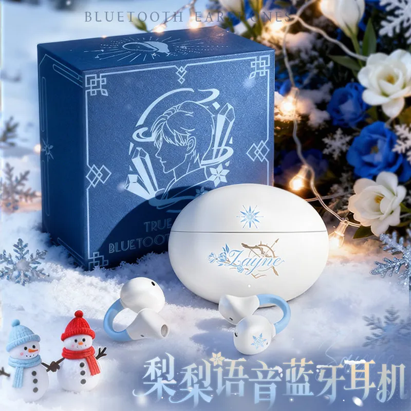 Фото Предзаказ: Bluetooth-наушники Love and Deepspace Zayne для косплея, мультяшные Bluetooth-наушники с креплением на ухо, подарок на Рождество №1