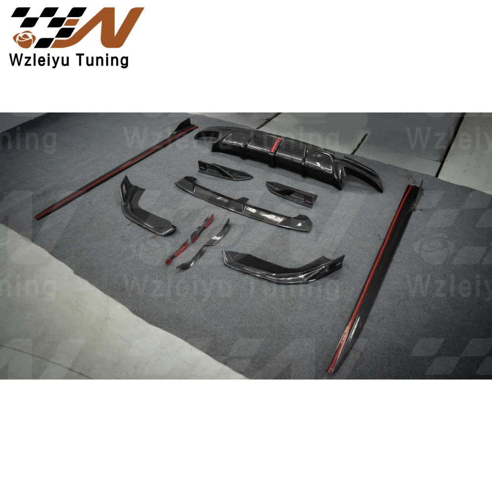 Новый стильный комплект для тела из углеродного волокна подходит BMW F96 X6M передняя