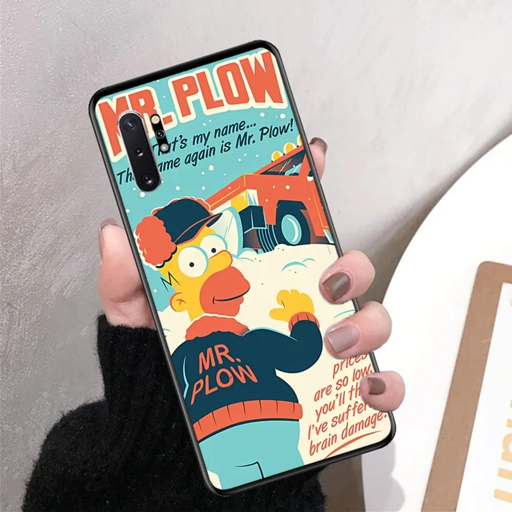Милый чехол для телефона S-Simpsons с рисунком Samsung Note 8 9 10 20 Pro Plus Lite M 11 30 21 31 51 A 22 42 02 03