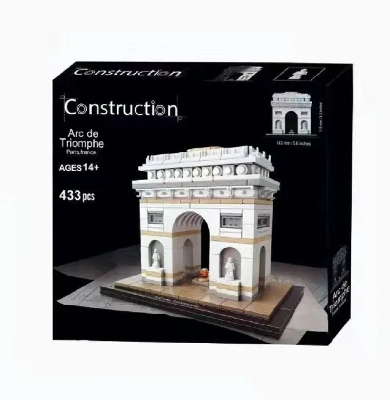 21036 Arc De Triomphe строительный набор мостовых блоков 21043 Сан-Франциско архитектура вид