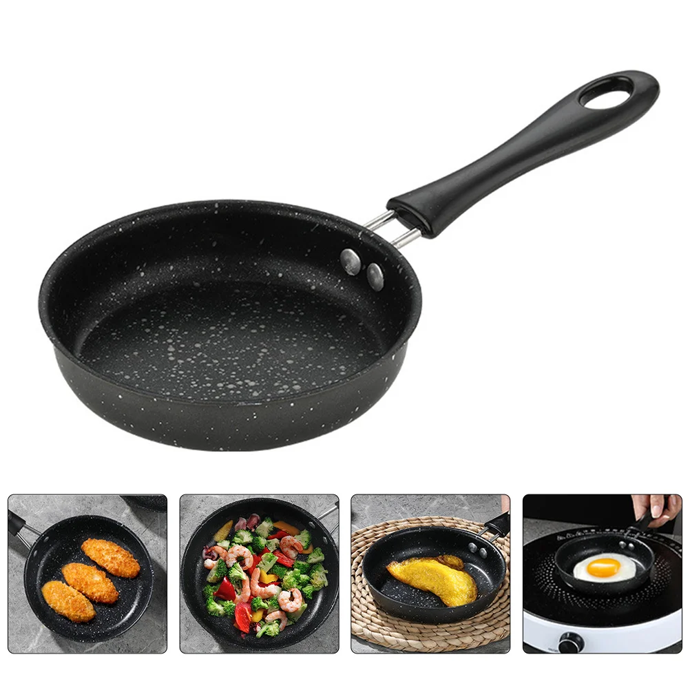 Small Frying Cooking Pan No Sticky Set Egg Pans Nonstick Skillet Induction Pot Ceramic Coating Copper