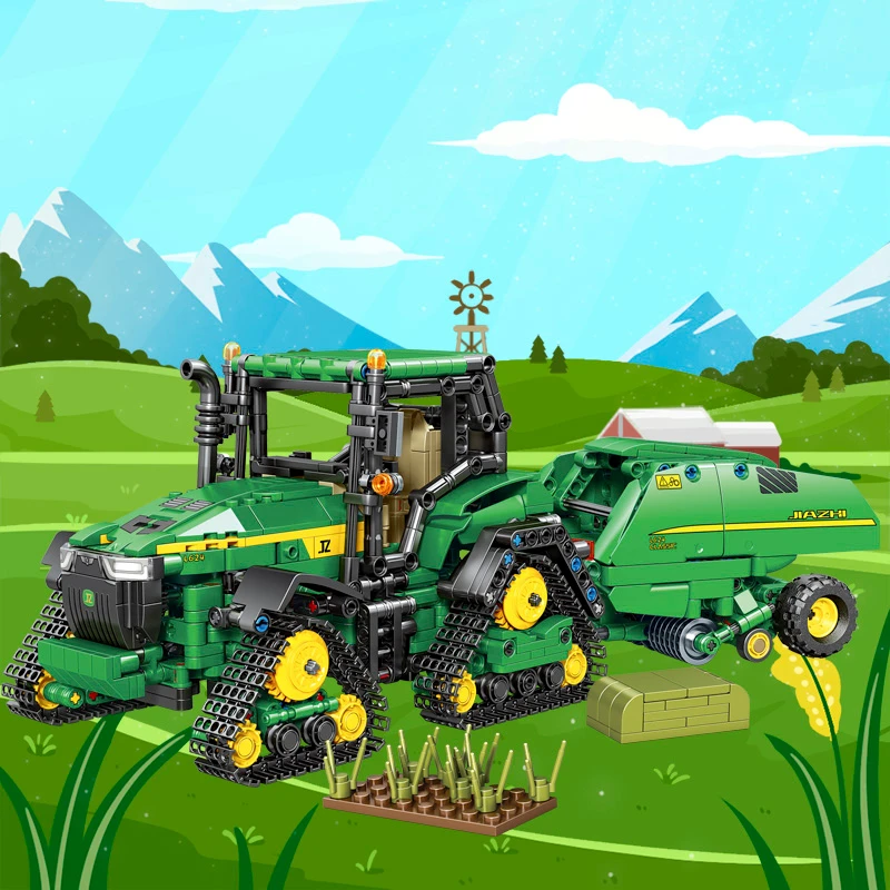 

1404pcs City Remote Control Multifunctional Agricultural Truck Building Block RC Farm Car Vehicle Figures Bricks Toys For Kids
