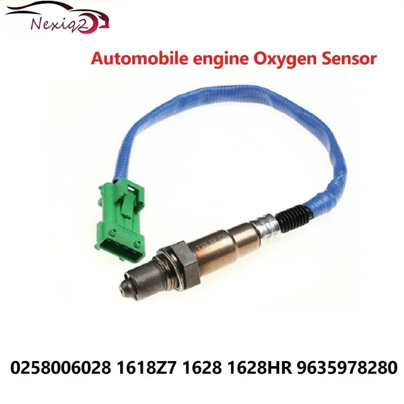 Лямбда O2 Датчик кислорода 0258006028 1618Z7 1628 1628HR 9635978280 двигателя автомобиля