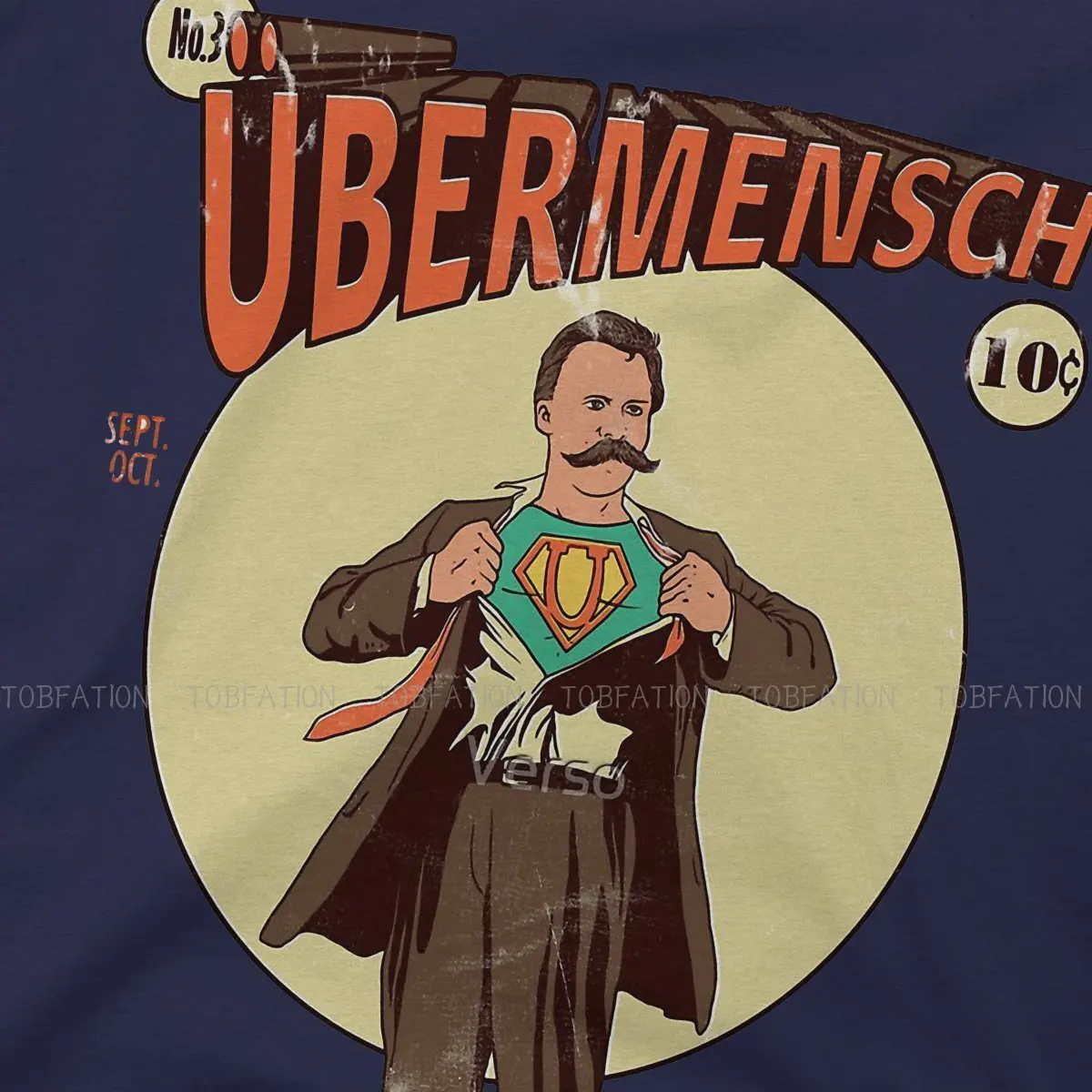 Уникальная футболка uberсообщения философия высокое качество идея для подарка в