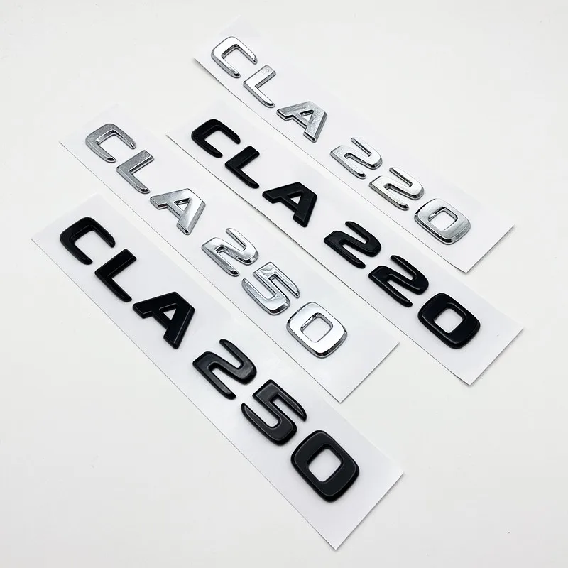 Фото 1 шт. 3D-эмблема Mercedes-Benz C118 (CLA180, CLA200, CLA220, CLA250, CLA260) 4Matic из ABS-пластика, наклейка на крыло или багажник автомобиля №4