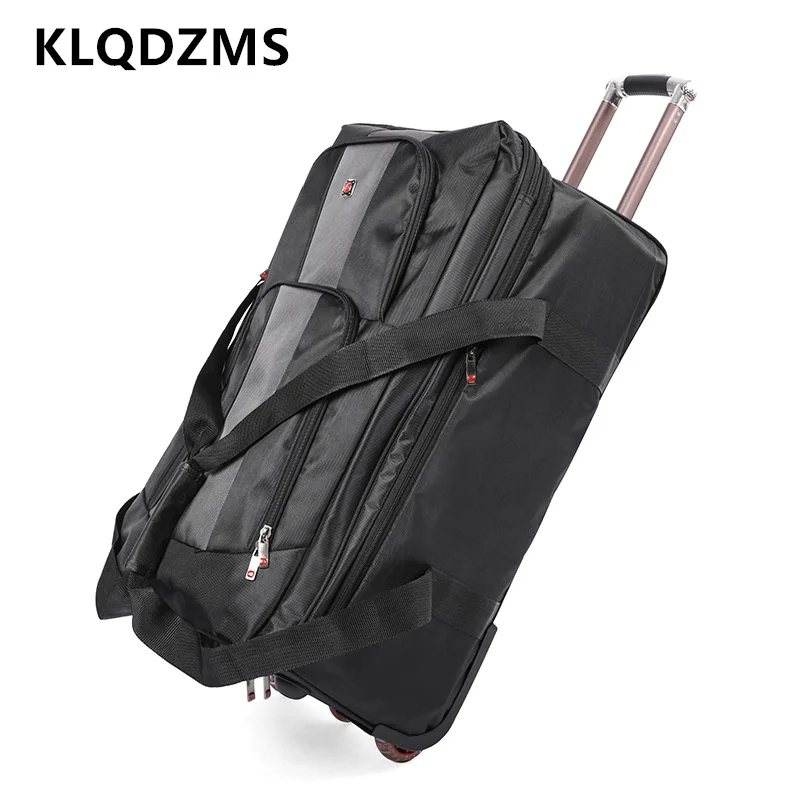 KLQDZMS 28 &quot30" дюймов новый мужской и женский чемодан на колесиках большой