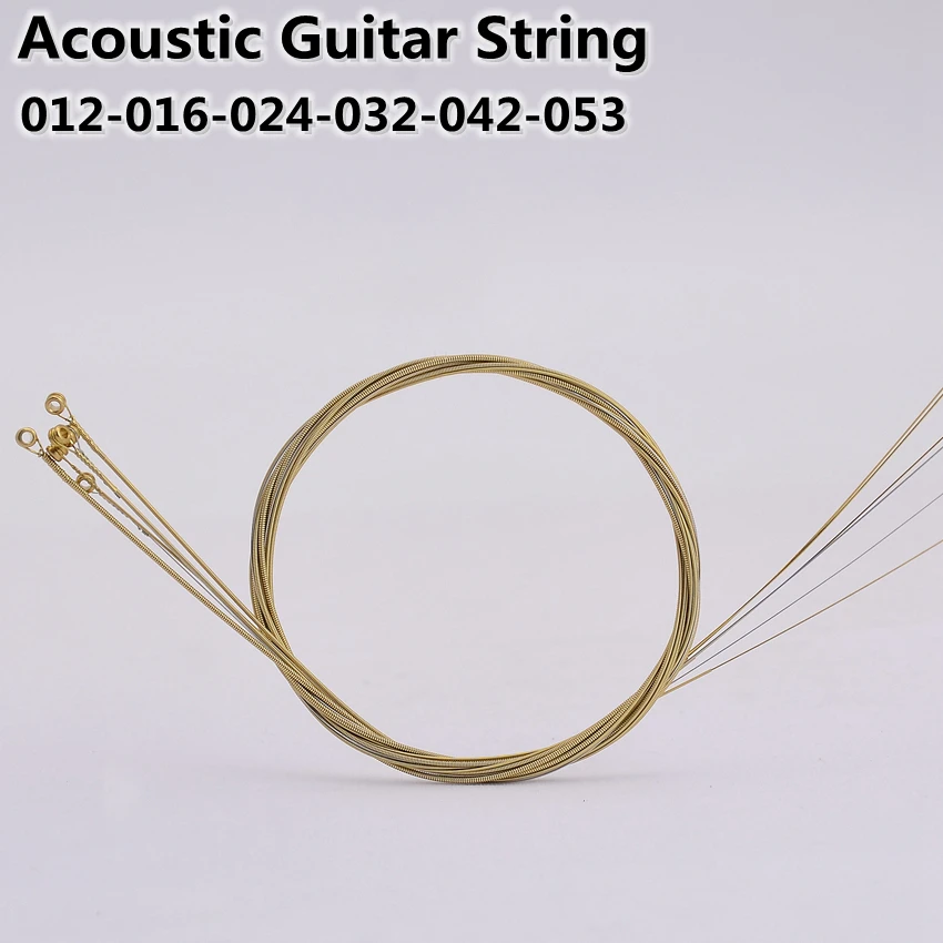

1 set GFEXL11 Universal Acoustic Guitar String Brass Hexagonal Steel Core Strings For Musical Instruments Guitars Strings