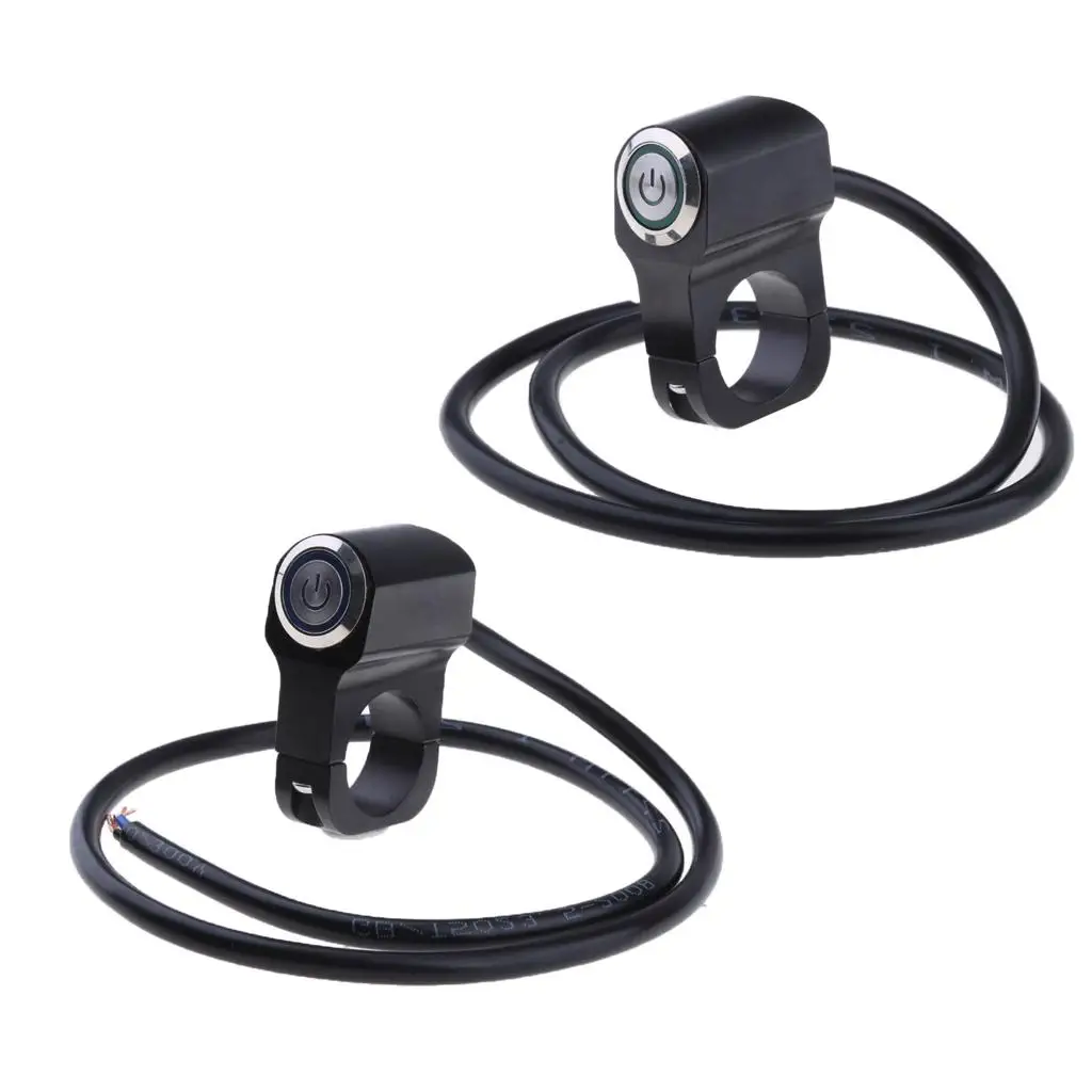 

12V Motorcycle ATV Handlebar Headlight On/Off Waterproof Push Button Switch