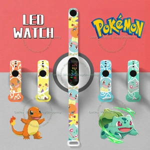 Pokemon Pikachu Kids' Watch Anime Character Squirtle Charmander LED Waterproof Sports Bracelet Watch in USA (United States)