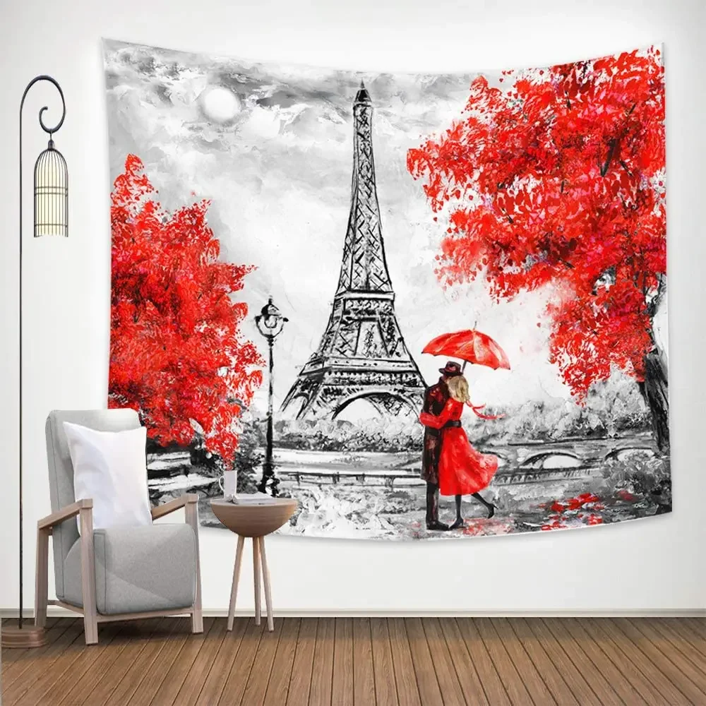 Картина маслом London Lovers Kiss By Ho Me Lili Гобелен Эстетический Романтический Серый