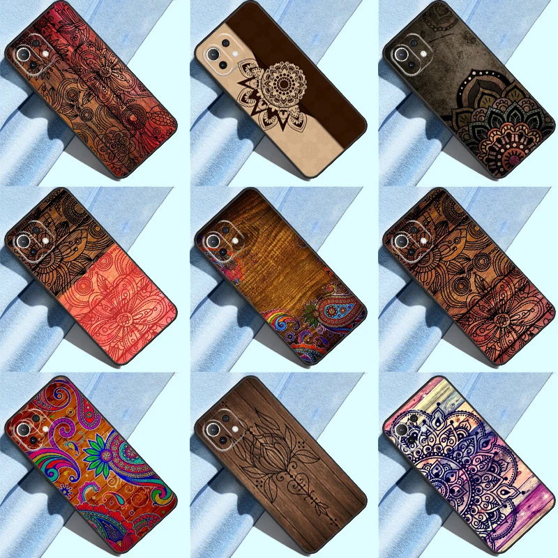 Чехол с цветочным рисунком Мандала для POCO X3 Pro F4 GT M5 M4 F3 чехол Xiaomi 12S Ultra 12 11 T Mi Lite