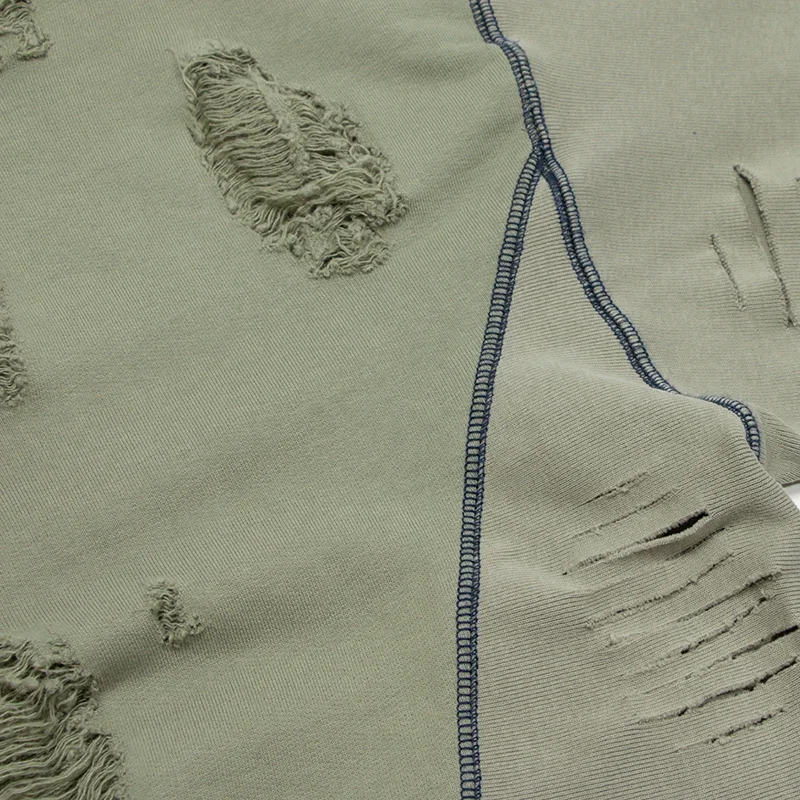 Модная толстовка с рваными отверстиями CAVEMPT мужская и женская