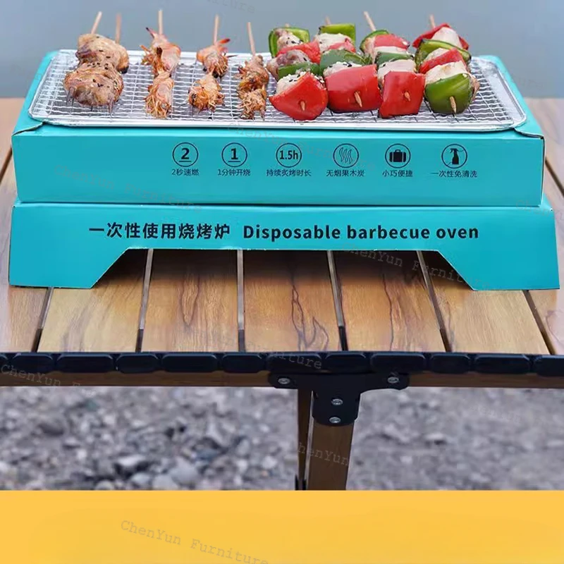 Портативная уличная плита Minitype для барбекю кебаб пикник домашний гридирон