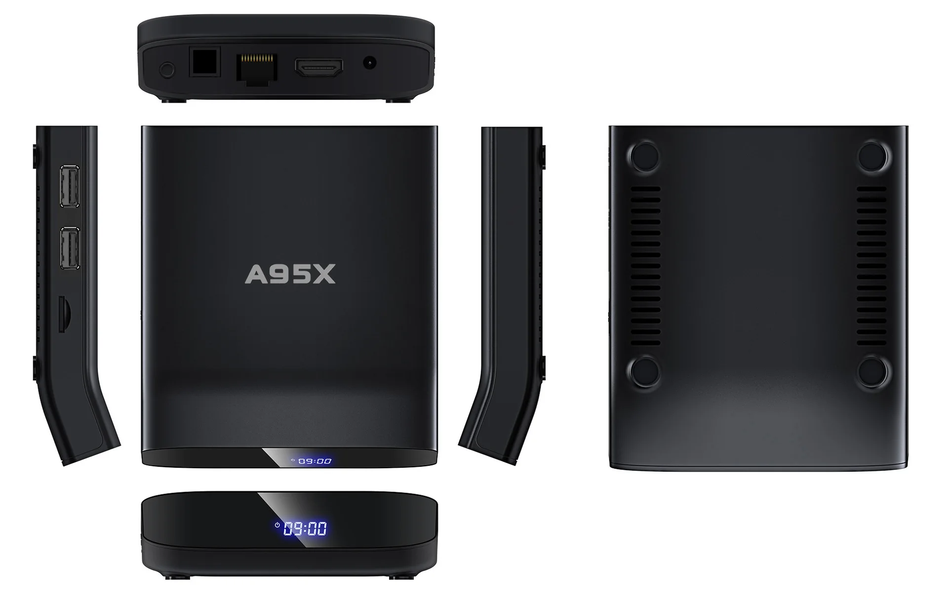 Free Shipping A95X New Design Amlogic S905W2 Android 11 Smart TV Box 4K Ultra Dual WIFI Support Youtube Netflix IPTV Set Top |