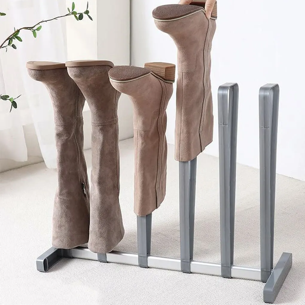Boot Storage Rack Household Footwear Organizer Vertical Shoe Stand Tools Multi-slot Boots Racks Long Shoes Holder