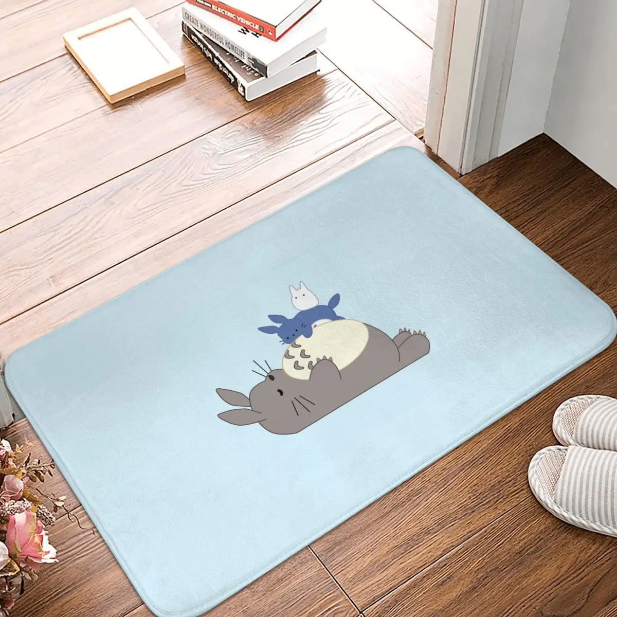 Totoro Hot Anime Manga Bathroom Non-Slip Carpet Sleep Living Room Mat Entrance Door Doormat Home Decor Rug