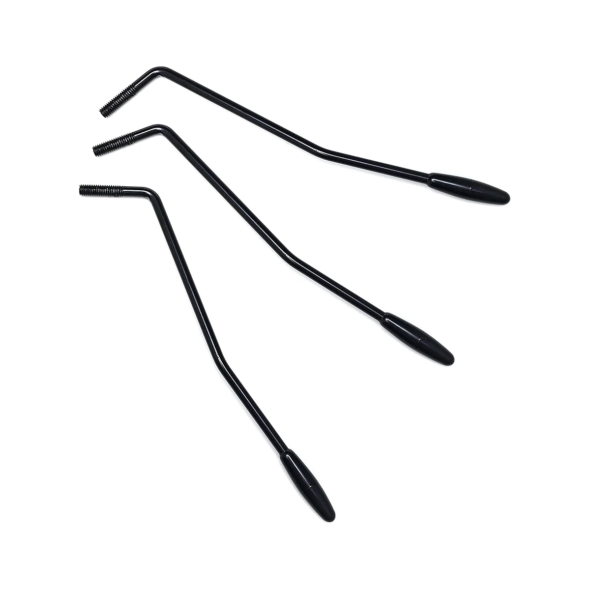 

3 Pieces 6Mm Thread Tremolo Arm Whammy Bar for Fender Stratocaster Electric Guitar Tremolo System,Black