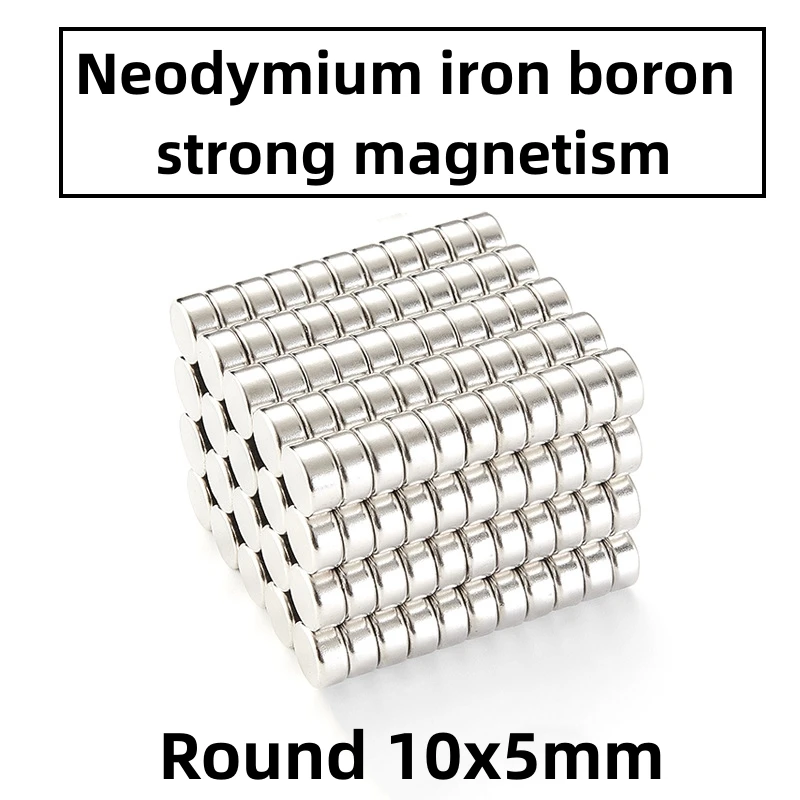 

20-200pcs D10x5mm Circular Magnet Neodymium Iron Boron Strong Magnet NdFeB Rare Earth Permanent Magnet Small Magnet Plate Magnet