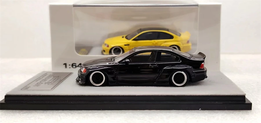 1:64 BMW M3 CSL E46 широкий корпус модифицированный QIDIAN сплав литая статическая модель
