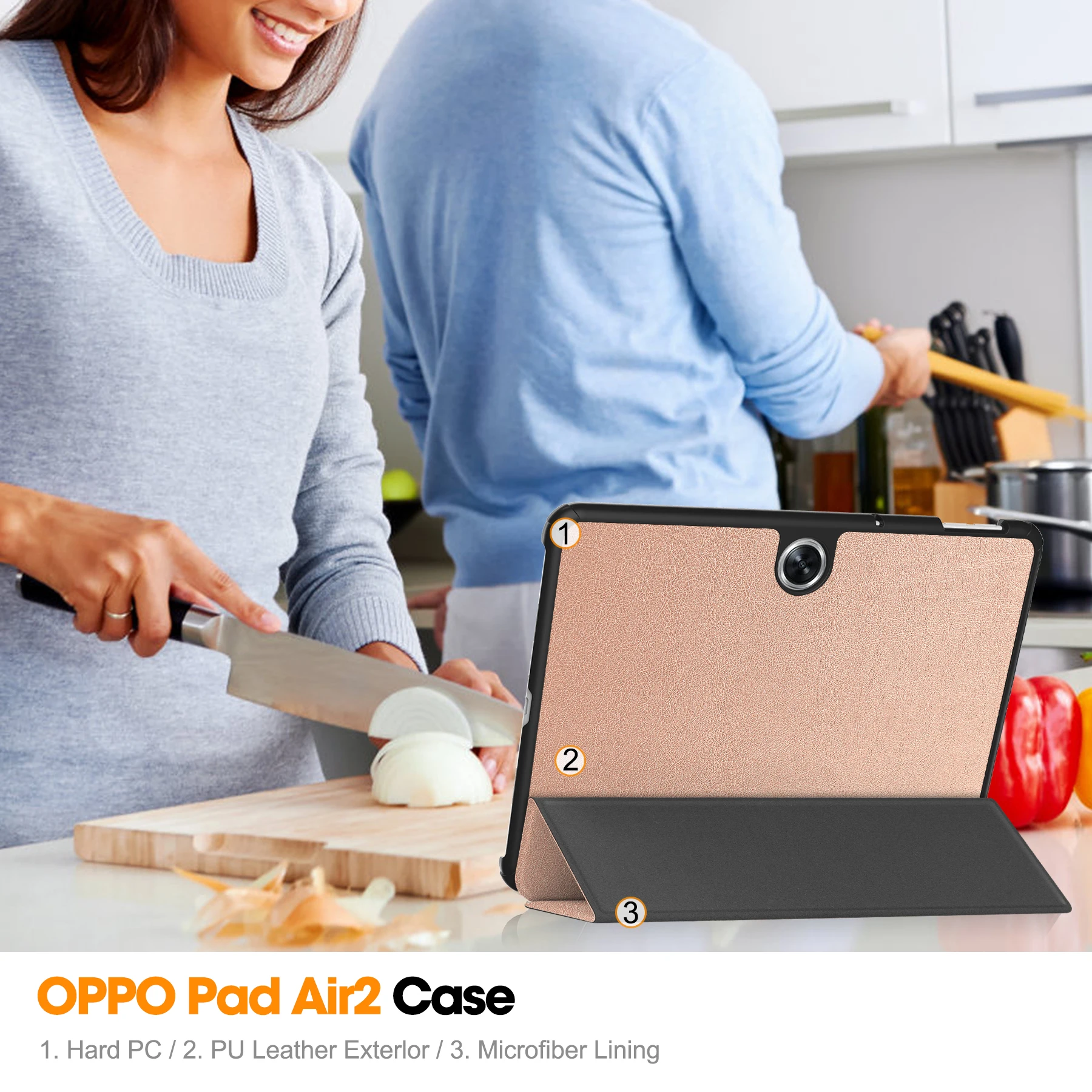Для OPPO PAD NEO и Oneplus Pad GO Air2 11 4 дюйма 2024 защита от пыли магнитный складной чехол из