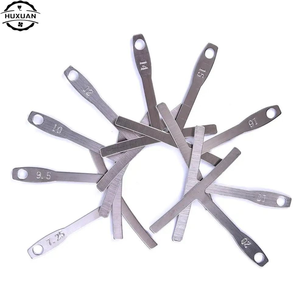 

9pcs/set Guitar Metal Under String Radius Gauge Luthier Stainless Steel Tools Parts