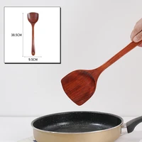 natural wood scoop tableware stir fry shovel non stick pot colander soup skimmer cooking tool wooden kitchenware