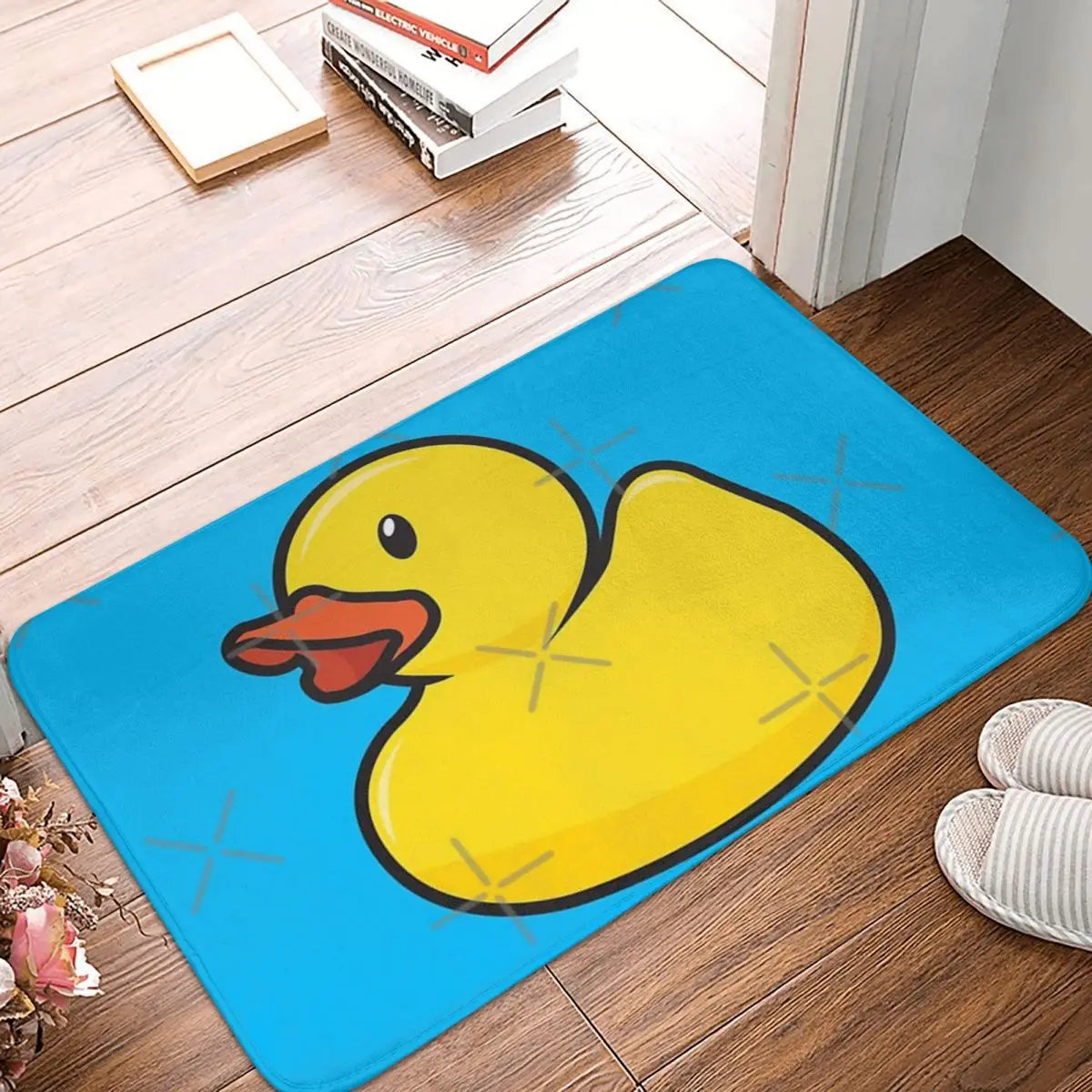 

Rubber Duck Carpet, Polyester Floor Mats Holiday Practical Outdoor Mats Mats Customizable