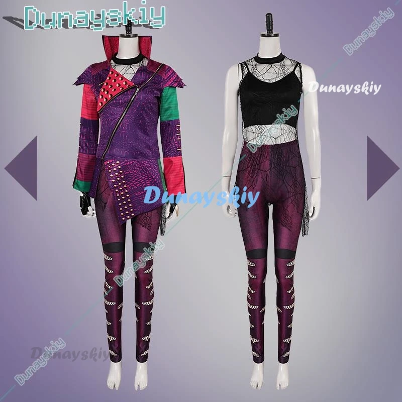 D-Descendants Косплей Фантазия Мал Костюм Маскировка Для Взрослых Женщин Куртка Брюки