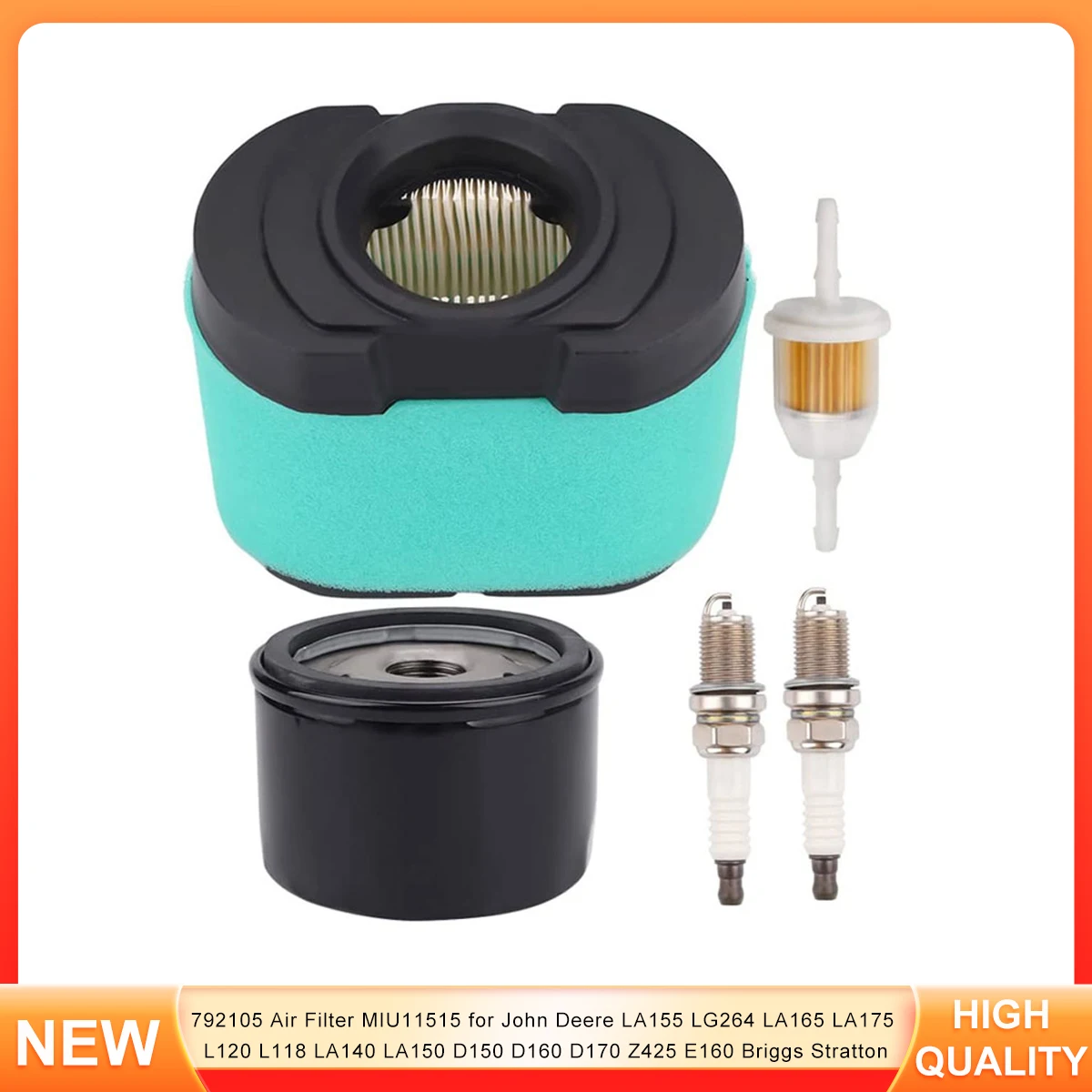 792105 воздушный фильтр MIU11515 для John Deere LA155 LG264 LA165 LA175 L120 L118 LA140 LA150 D150 D160 D170 Z425 E160 Briggs Stratton 792105 воздушный фильтр MIU11515 для John Deere LA155 LG264 LA165 LA175 L120 L118 LA140 LA150 D150 D160 D170 Z425 E160 Briggs Stratton