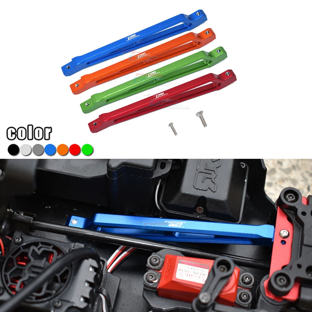 

GPM ARRMA1/7 4WD MOJAVE 6S ARA106058T1/T2 Metal Aluminum alloy front steering support rod pressure plate support frame AR320445