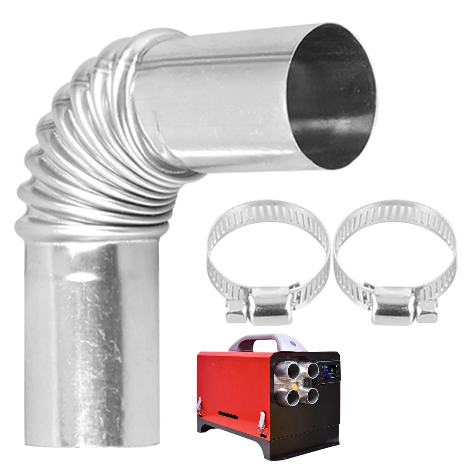 

Metal Air Diesel Parking Heater 13-300cm Stainless Steel Gas Vent Hose Replacement Parts Diesel Parking Heater for Propex Heater