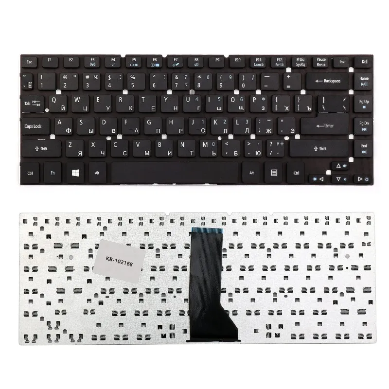 Клавиатура для ноутбука Acer Aspire 3830 4830T 4830tg 4755 4755G es1-421 flat enter black without frame PN kbi140a on.