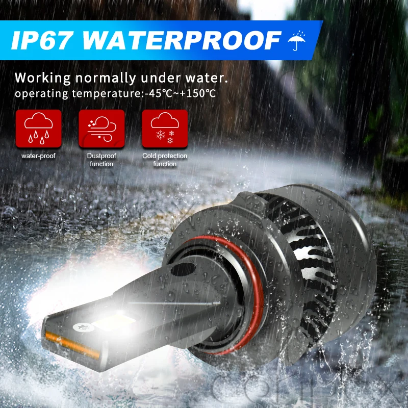 Conpex 56W H7 Led Canbus 6000K 6500LM Светодиодная лампа для фар H1 H4 H11 9005 HB3 9006 HB4 светодиодный ная