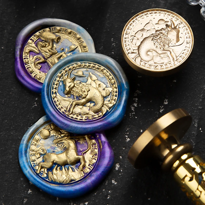

Constellation Wax Seal Stamp Embossed Sealing Stamp Head For Cards Envelopes Wedding Invitations Gift Packagin