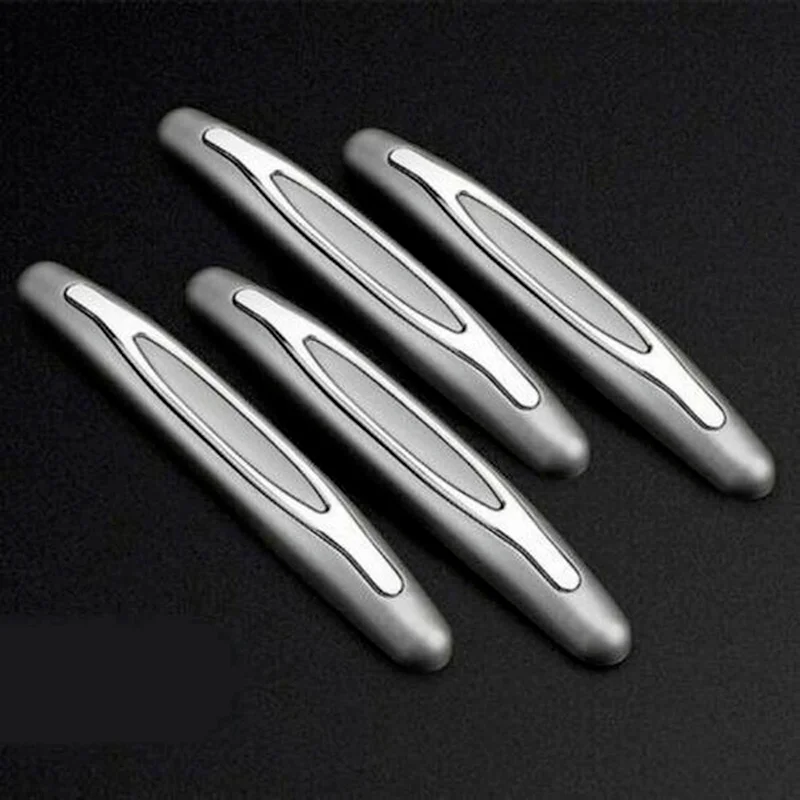 

4pcs Grey Auto Car Side Door Edge Guard Protecter Trim Sticker Anti-collision