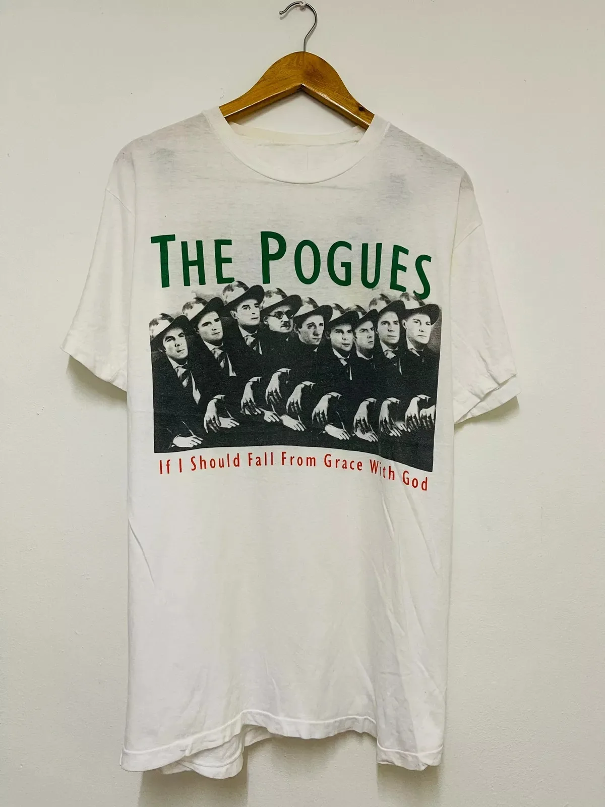 Фото Футболка 80-х годов The Pogues, футболка унисекс, цифровая перепечатка №1