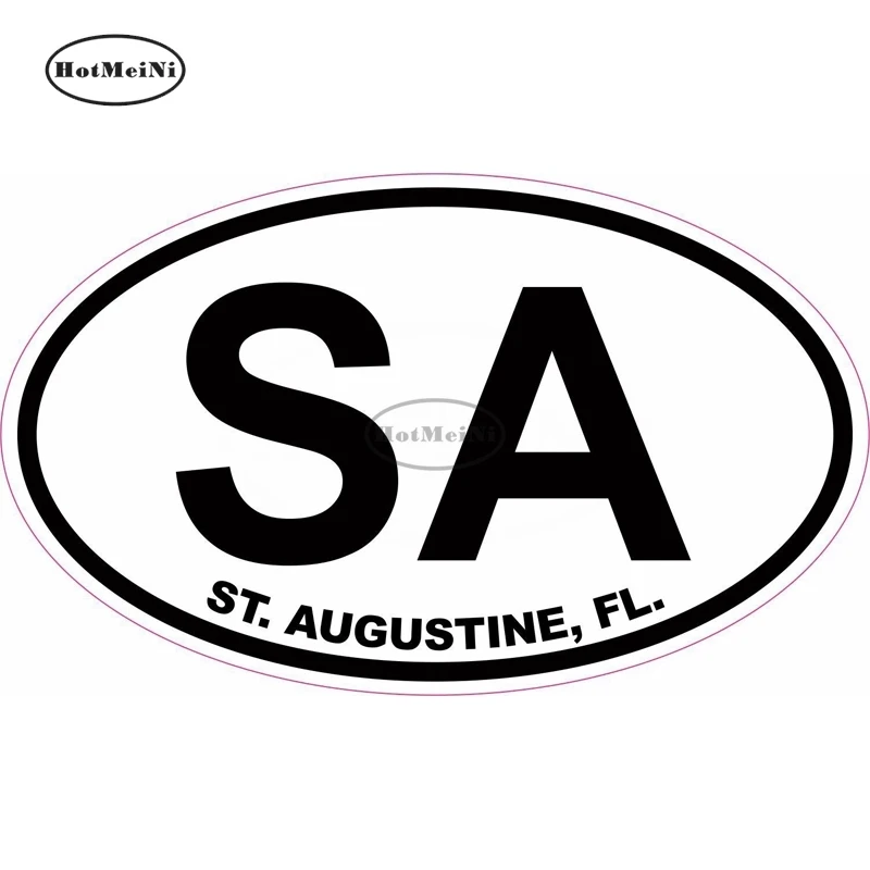

Наклейки на автомобиль «St augtine Florida ST Ovalfor», креативные наклейки «сделай сам», графические модные наклейки, водонепроницаемые наклейки с цар...