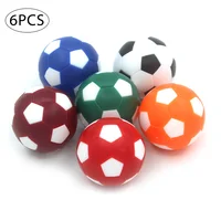 6PCS/lot 32mm Small Soccer Ball Mini Table Football Balls Black White Soccer Ball for Entertainment Flexible Trained Relaxed Toy 1
