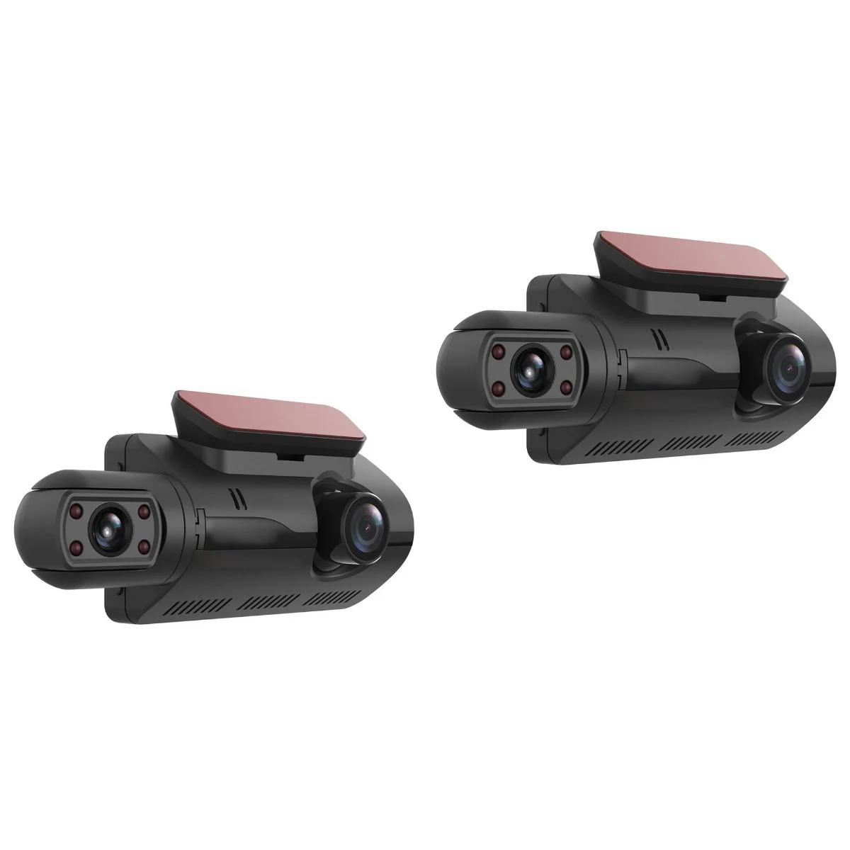 

Автомобильный видеорегистратор с двумя объективами и ночным видением высокой четкости 1080P, 2 шт.