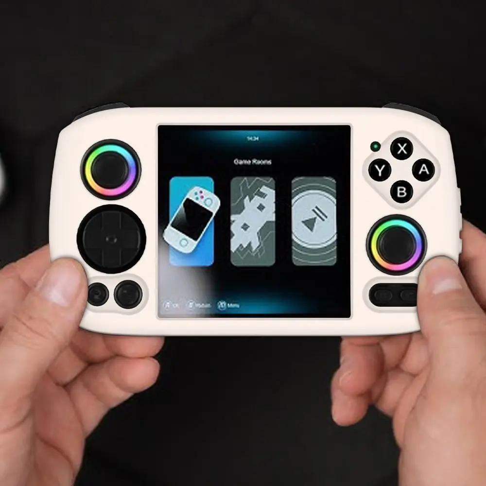 Мягкий силиконовый защитный чехол противоударный для игровой консоли с защитой