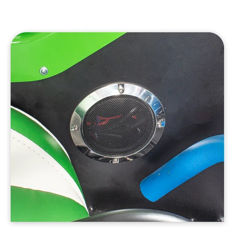 Новый уличный 2-местный монетный игровой электрический качели Happy Rolling Car 360