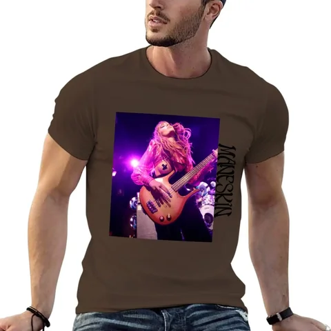 Новинка лета 2024 футболка с коротким рукавом Victoria De Angelis Maneskin рок-группы одежда в стиле хиппи мужские тренировочные рубашки мужская одежда