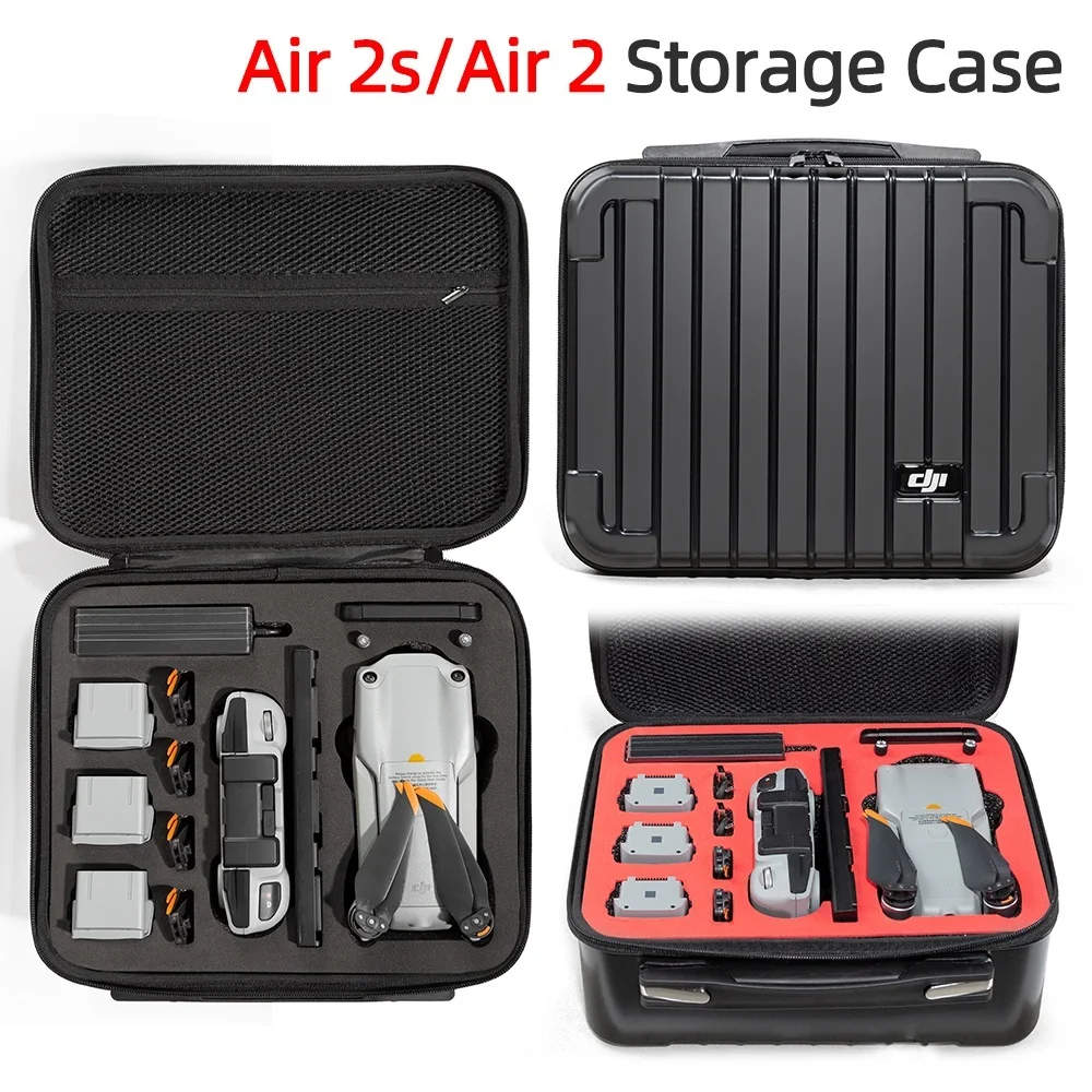 

. Carrying Case for DJI Air 2S Storage Bag Waterproof Explosion-proof Hard Box Travel Handbag for Mavic Air 2 Drone Accessories