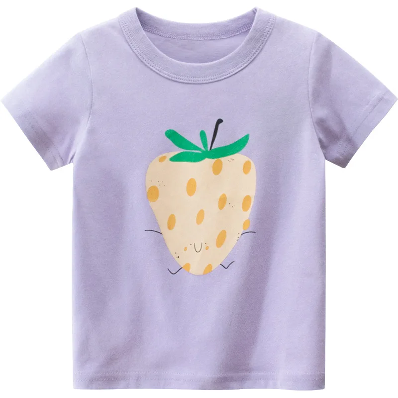 

Summer Boys Girls Children's T-Shirt Cotton Cartoon Tee Tops Short Sleeve Breathable Casual Baby Girl's Kids Clothing 2022 New