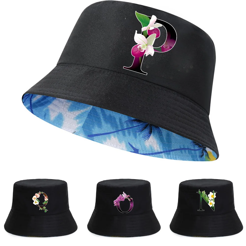 

Fisherman Hat New Men Leisure Portable Outdoor Fishing Beach Hats Summer Foldable Sunscreen Cotton Sports Flower Color Print Cap