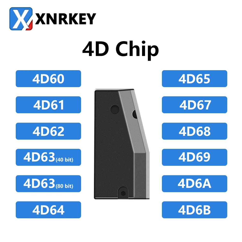 XNRKEY приемопередающий чип ключа автомобиля 4D60 4D61 4D62 4D63 40Bit 80Bit 4D64 4D65 4D67 4D68 4D69 4D6A 4D6B