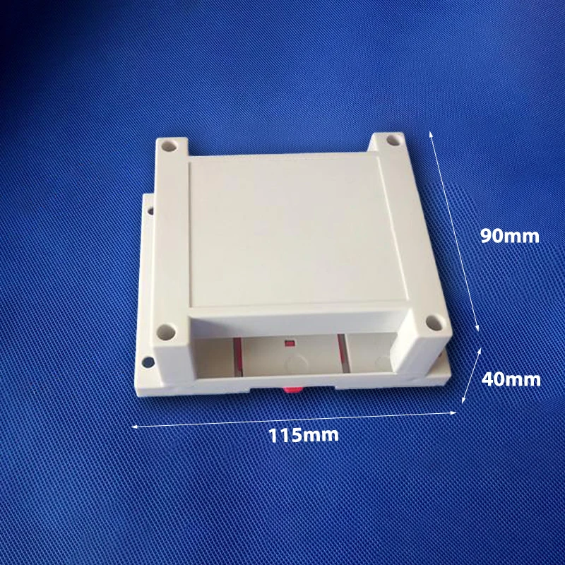 

plastic din rail project box electronics enclosure (1 pc) 115*90*40mm
