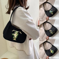 shoulder underarm bags coin purse women%e2%80%98s handbags designer letter initial name gold flower pattern hobo shoulder shopping bag