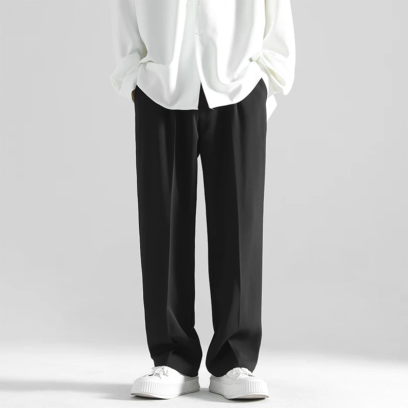 

Брюки мужские прямые повседневные с эластичным поясом, костюм для бега, штаны для работы